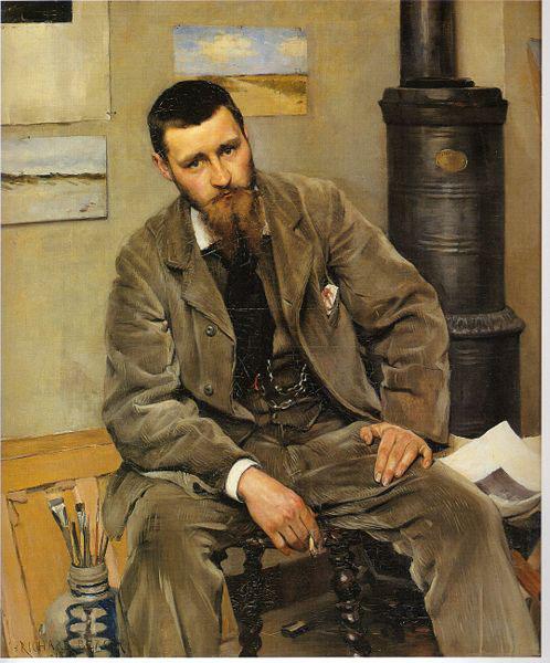 Richard Bergh Portrait of painter Nils Kreuger